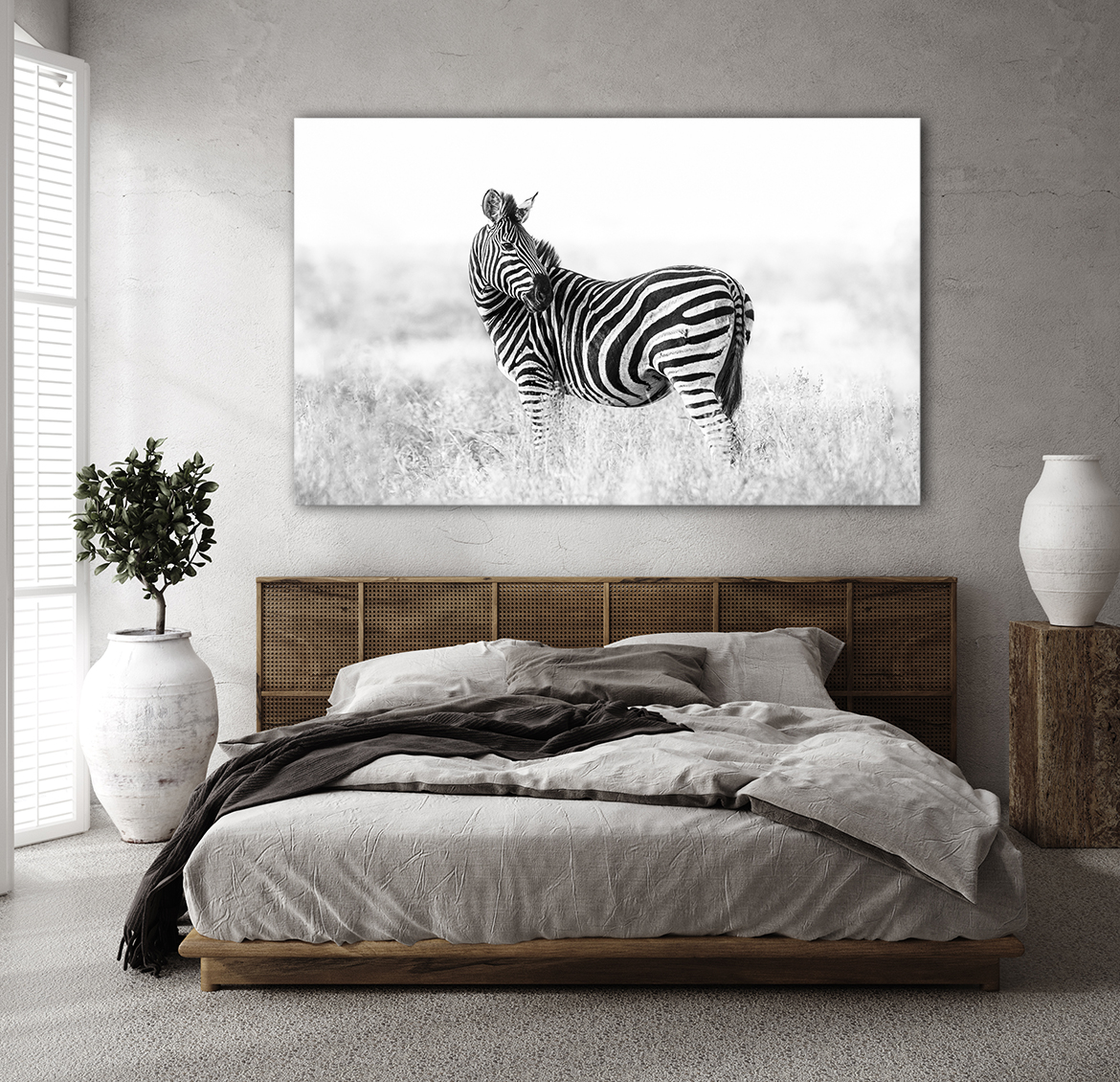 Luxury,Bedroom,Interior,With,Minimal,Decor,,Loft,Style,,3d,Render